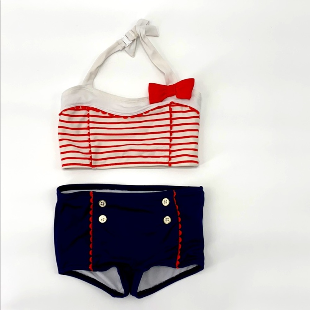 Red, White and Blue 2 Piece Swimsuit